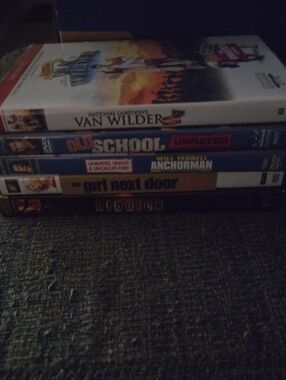 Lot Of 5 Unrated Movies On DVD